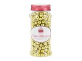 Cukrové perly XL - Metalické Zlaté 7 mm