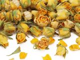 Sušené Jedlé kvety -Púčiky ruží Žlté