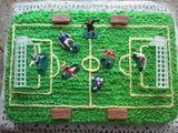 Futbalisti - figúrky na tortu aj s bránkami