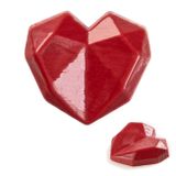 Mini čokoládové srdiečka Origami štýl - hranaté
