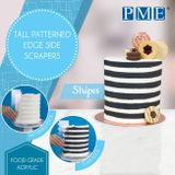 PME plastové hladítko so vzorom Stripes (pásiky)