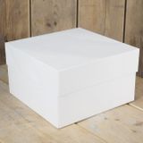 Biele tortové krabice - 33 x 33 x 15 cm - Zvýh. balenie 25 ks