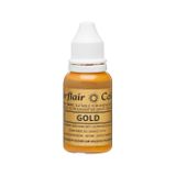 Extra koncentrovaná tekutá farba (kvapkacia) -zlatá Gold