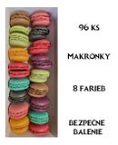 Hotové makronky Multi Colour - 8 farieb - 192 ks