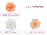 Ruže z jedlého papiera Krémové - VO BAL. 2 sady (36ks)