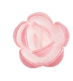Mini púčiky kvietkov - 60 ks (2,5cm) - Ružovo / Biele