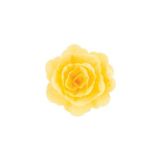 Ruže veľké z jedlého papiera - Žlté - VO BAL 2 sady (2x15ks)