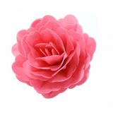 Ruže - hotové kvety - Ružové - veľké - 30 ks (2x15ks)