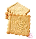 Pečiatkovacia kocka na cookies - motív Unicorn (s vykrajovačkou)