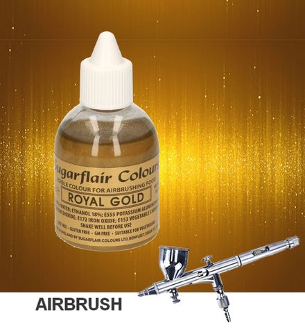 Airbrush farba - ROYAL GOLD - 60 ml - VO BAL. 3 ks