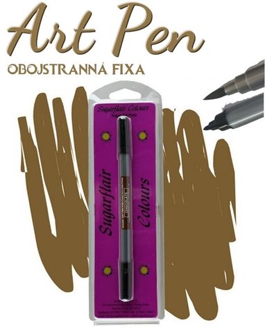 Art Pen hnedá Brown - fixa (SF) - zvýh. balenie 5 ks