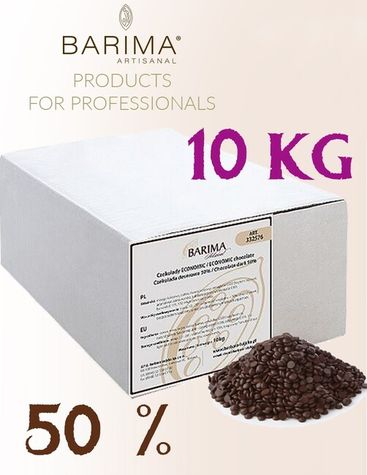 Barima čokoláda - Tmavá 50% - výhodné balenie 10kg