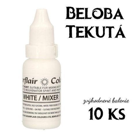 Beloba - White Mixer - Tekutá Biela farba (zvýh. bal. 10 ks)