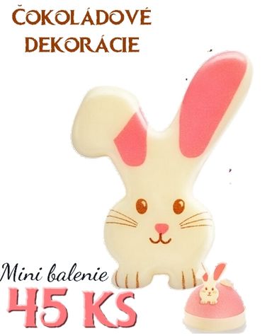 Biely zajkovia z čokolády - Mini balenie 45 ks
