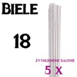 č. 18 - flóristický drôt - BIELY - zvýh. bal. 5 ks