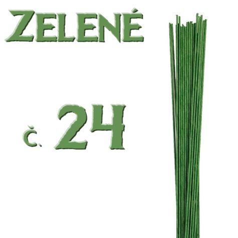č. 24 - flóristický drôt - ZELENÝ