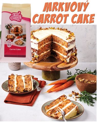 Carrot Cake - mrkvový koláč - 500g