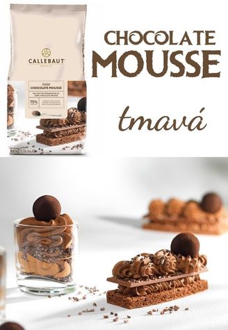 Chocolate Mousse Callebaut - Tmavá -Zvýhod. balenie 3ks