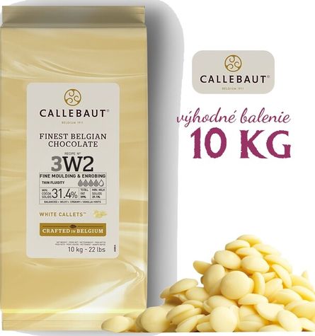 čokoláda Callebaut 823 - Biela - 10 kg