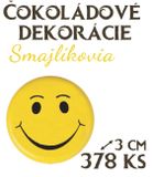 Čokoládové dekorácie - Smajlikovia - 378 ks