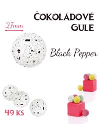 čokoládové gule Black Peper - Frkané (49ks)