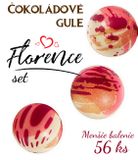 čokoládové gule - Florence set - menšie balenie 56ks