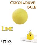 čokoládové gule Lime- 49 ks