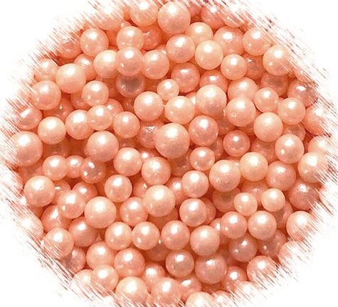 Cukrové perly - Broskyňové (120g)