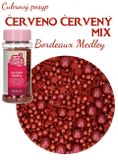 Cukrový posyp - Bordeaux Medley - Červený Mix