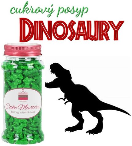 Cukrový posyp - Dinosaury T-Rex