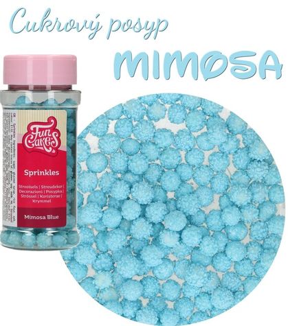 Cukrový posyp - Mimosa Guličky - Modré