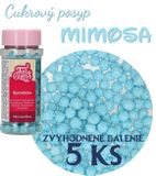 Cukrový posyp - Mimosa Guličky Modré - zvýh. bal. 5 ks