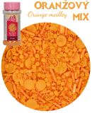Cukrový posyp - Oranžový mix - Orange Medley