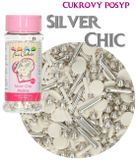 Cukrový posyp Silver Chic - zvýhodnené balenie 3 ks