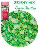 Cukrový posyp - Zelený mix - Green Medley