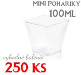 Dezertné poháriky - MINI 250 ks ( 5 balení - 5x50 ks)