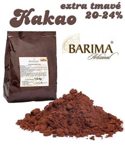 Extra Tmavé Kakao 22-24 % Barima - zvýh. balenie 3 x 1 kg