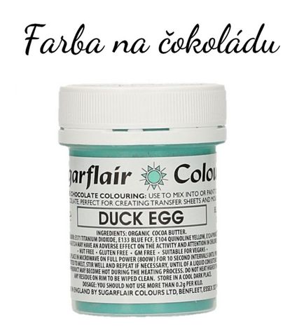 Farba na čokoládu - Duck Egg - zvýhodnené bal. 3ks