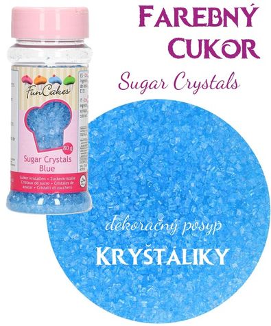 Farebný cukor (FC) Modrý - zvýhodnené bal. 5 ks