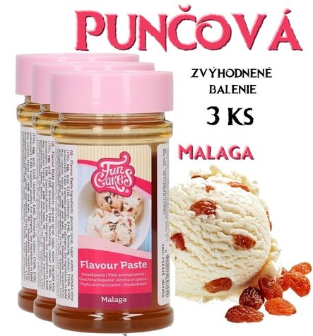 FC-príchuť - zmrzlina Malaga - zvýh. bal. 3 ks