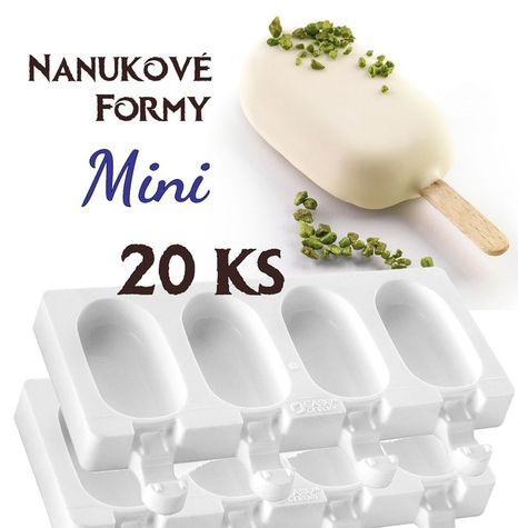 Formy na domáce Nanuky Mini - výhodný set na 20 ks
