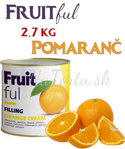 FruitFul 2,7 kg - Pomaranč - (70 % ovocná náplň)