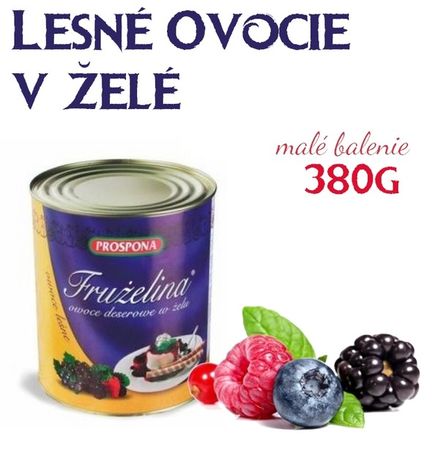 Fruželina - Lesné ovocie v želé - malé balenie 380 g
