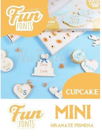 Fun Fonts 2 - Cupcake collection (Mini rovné písmená)