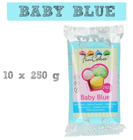 FUNCAKE BABY BLUE - 10 x 250 g