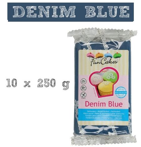 FUNCAKE DENIM BLUE - 10 x 250 g