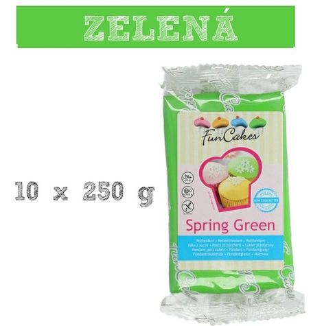 FUNCAKE SPRING GREEN - 10 x 250 g