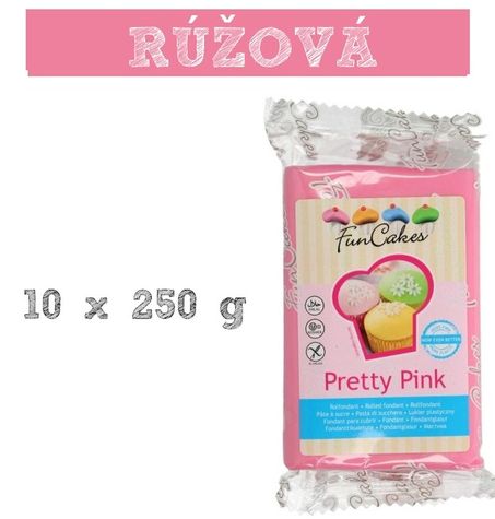 FUNCAKE PRETTY PINK - 10 x 250 g