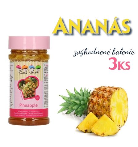 Funcakes Príchuť - Ananás - výhodné balenie 3 ks
