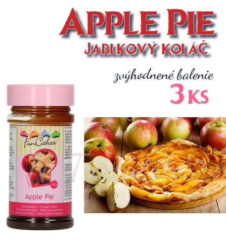 Funcakes Príchuť - Apple Pie - výhodné balenie 3 ks